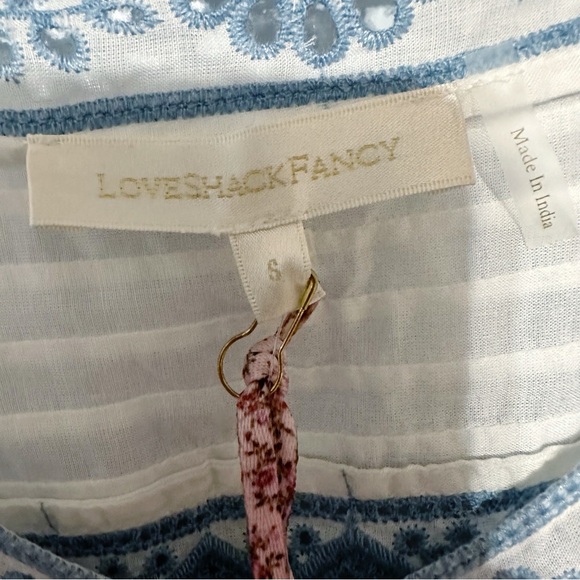 NWT LoveShackFancy‎ Breccan Tank in Ivory Shores Size Small - Picture 5 of 9